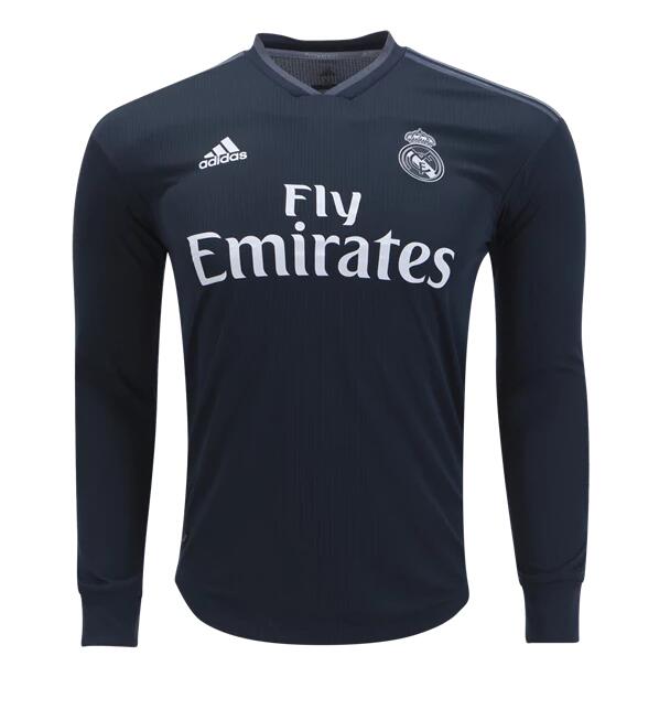 Camiseta Real Madrid 2a Equipacion 2018 Manga Larga