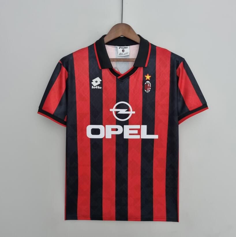 Camiseta Retro AC Mlian 1ª Equipación 95/96