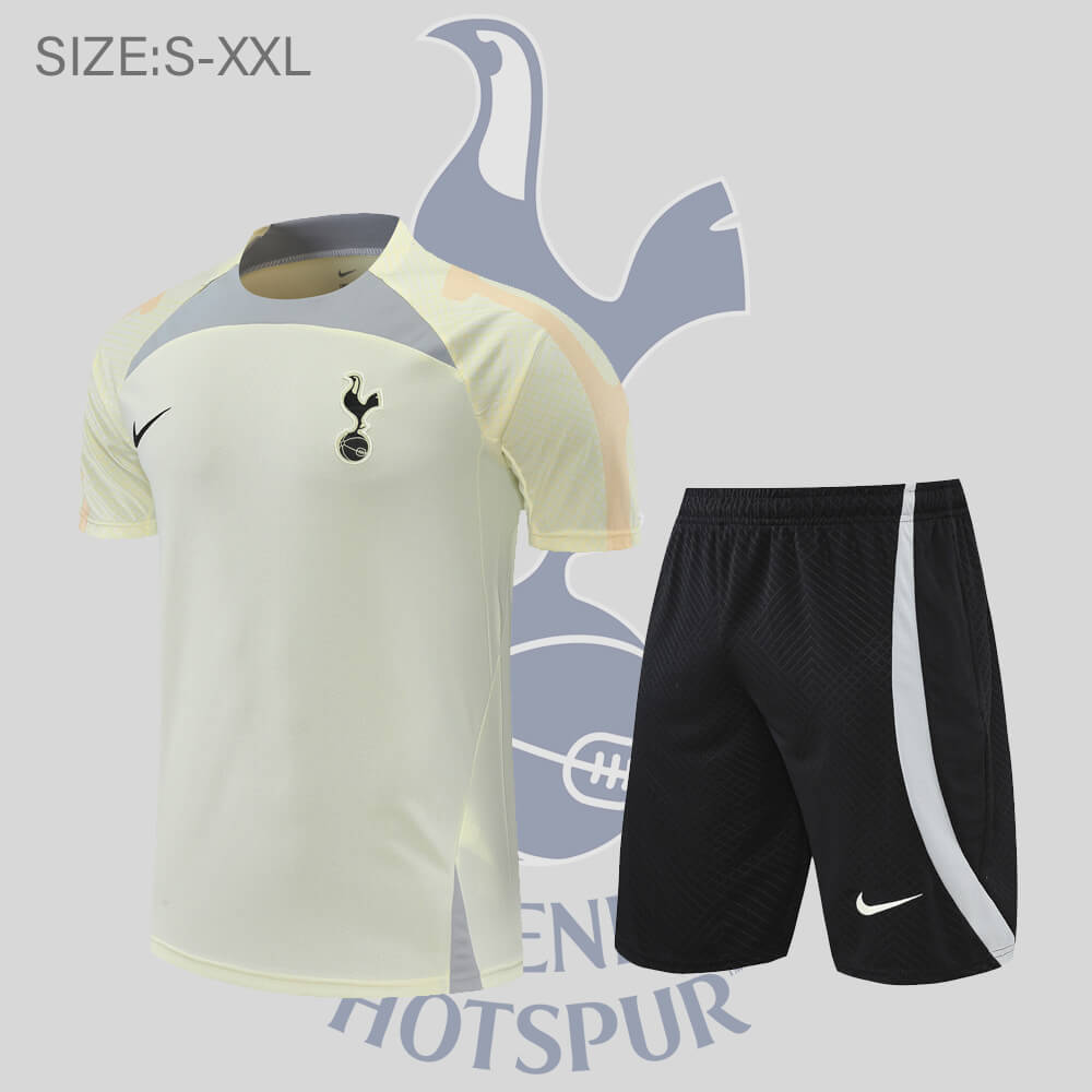Camiseta 22/23 Tottenham Hotspur Entreno Manga Corta Beige