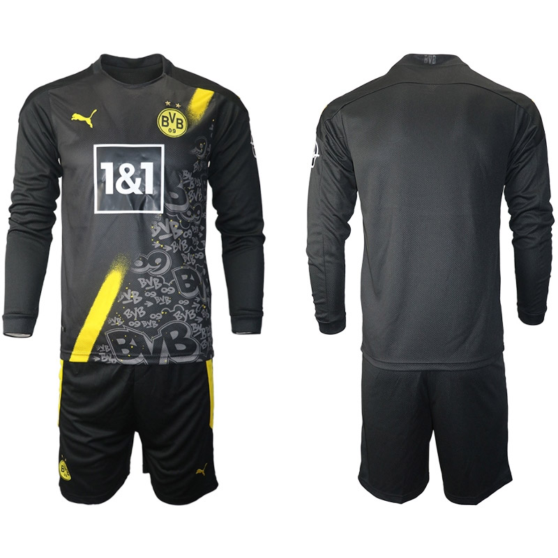 Camiseta Borussia Dortmund 2ª Equipación 2020/2021 Manga Larga