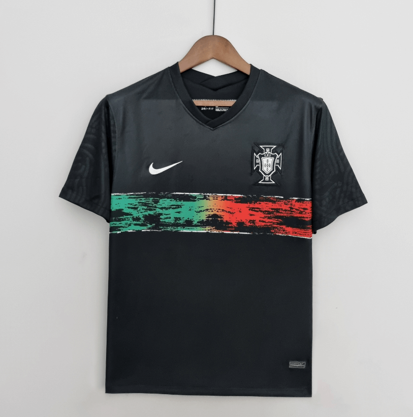 Camiseta Portugal 2022 Negra