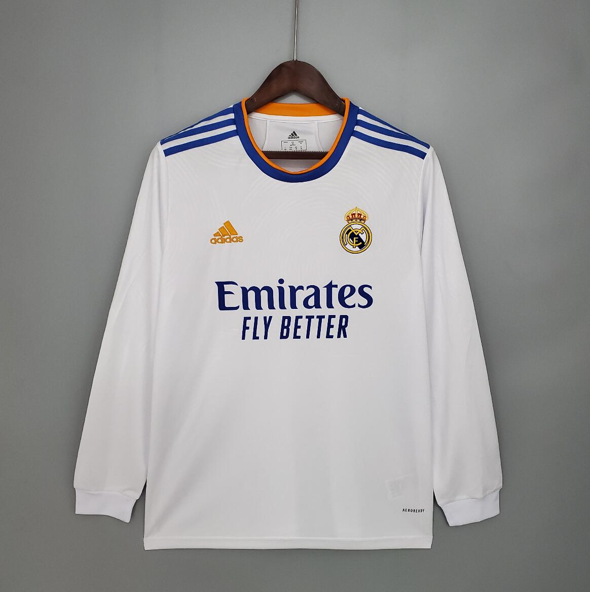 Camiseta Real Madrid Primera Equipación 21/22 ML Niño