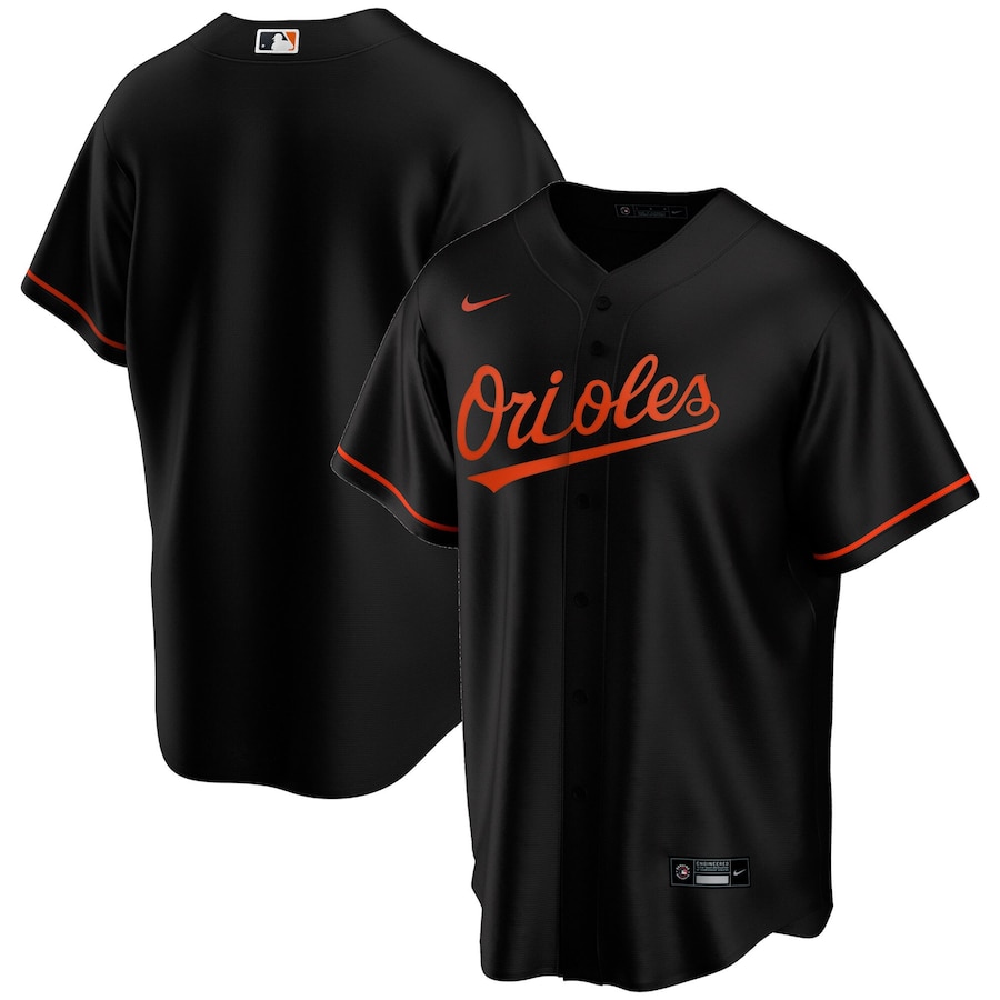 Camiseta Alternativa De Los Baltimore Orioles Negro