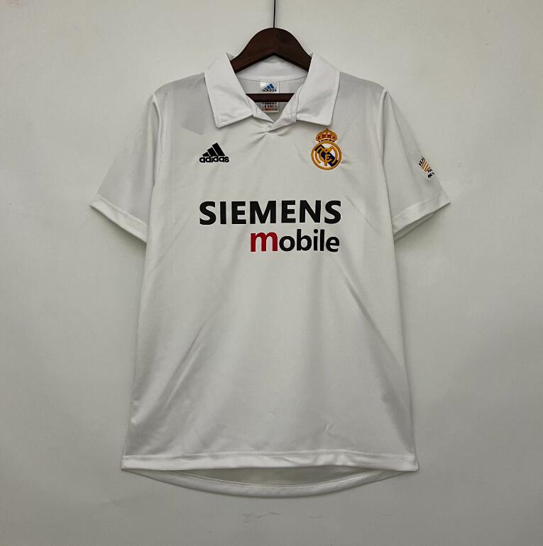 Camiseta Retro Real Madrid Primera Equipación 02/03
