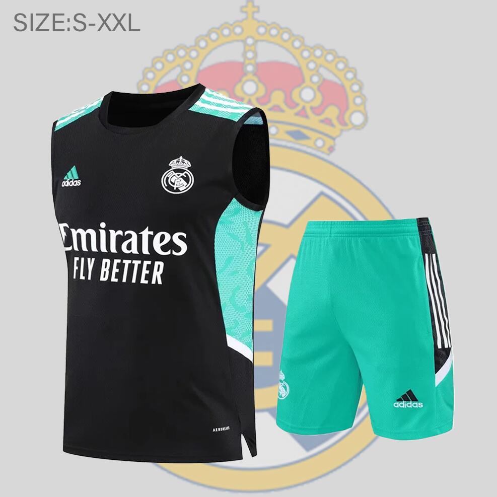Camisetas Sin Mangas Real Madrid 22/23 KIT Negra