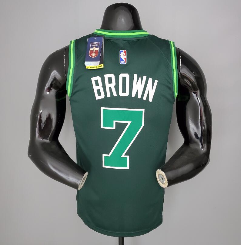 Camiseta 2021 BROWN#7 Celtics Bonus Edition