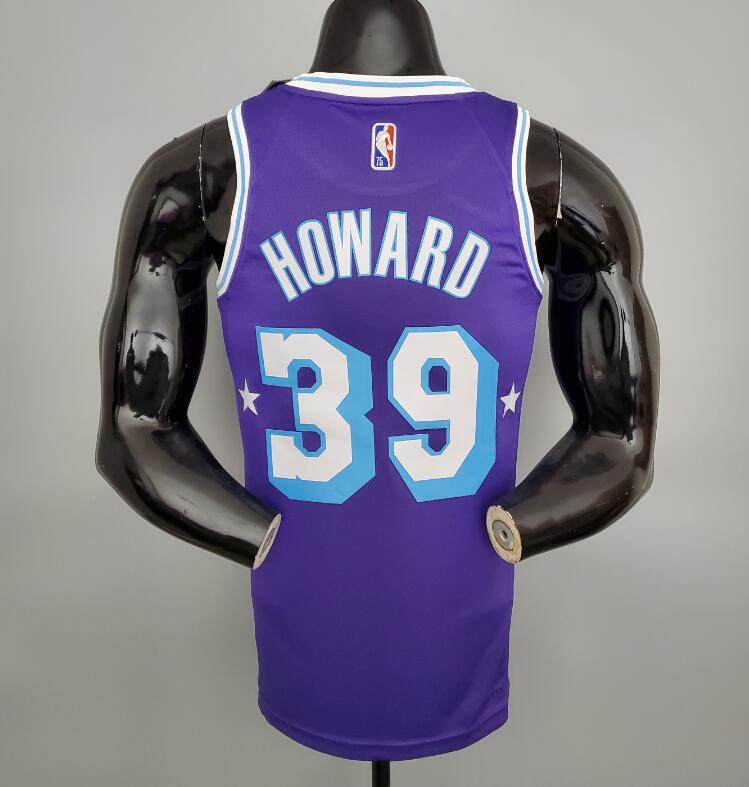 Camiseta 2022 75th Anniversary Howard #39 Lakers City Edition