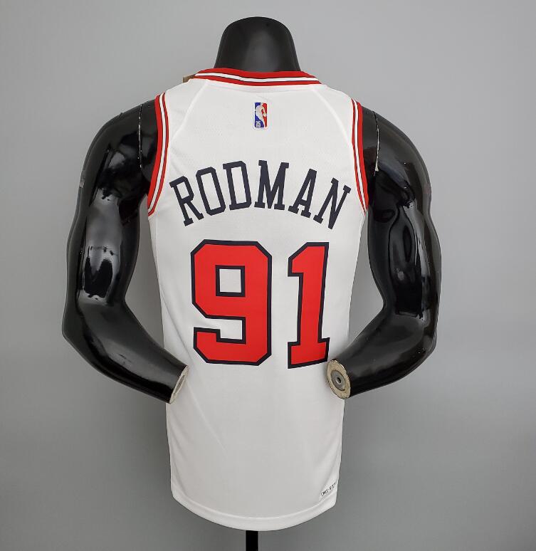 Camiseta 75th Anniversary Rodman #91 Bulls