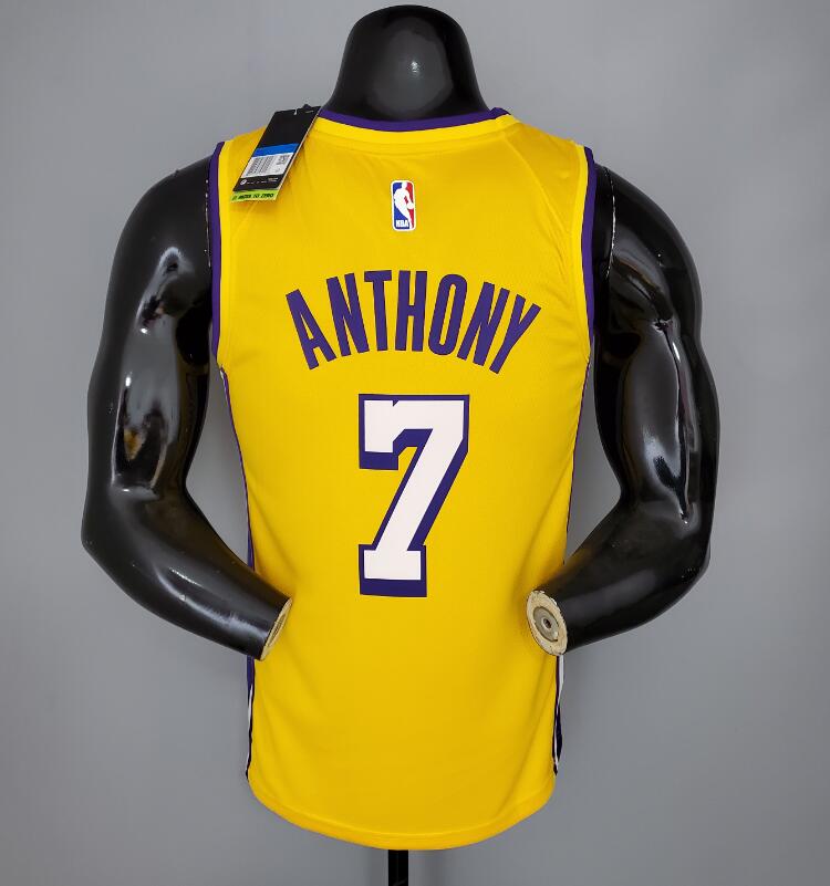 Camiseta ANTHONY#7 Lakers yellow