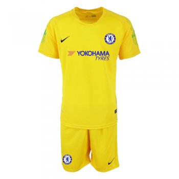 Camiseta de fútbol del portero amarillo del Chelsea 19/20