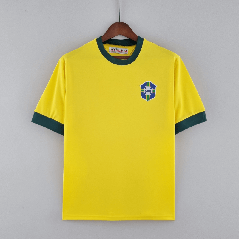 Camiseta Retro Brasil Primera Equipación 1970