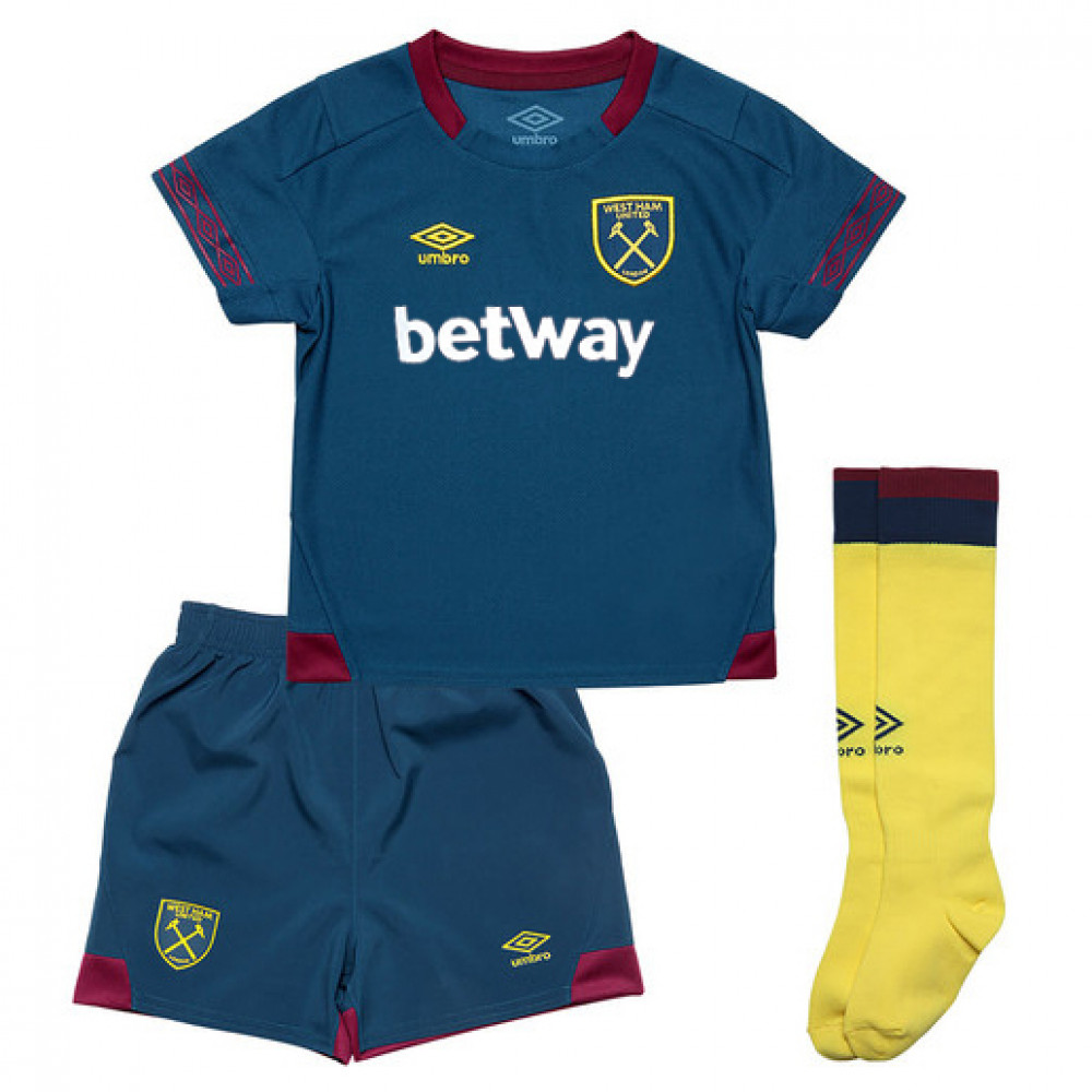 Camiseta West Ham United 2ª Equipación 2018/2019 Niño Kit