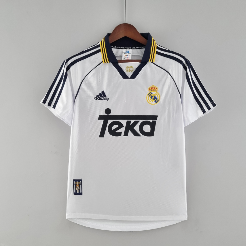 Camiseta Retro Real Madrid Primera Equipación 2000
