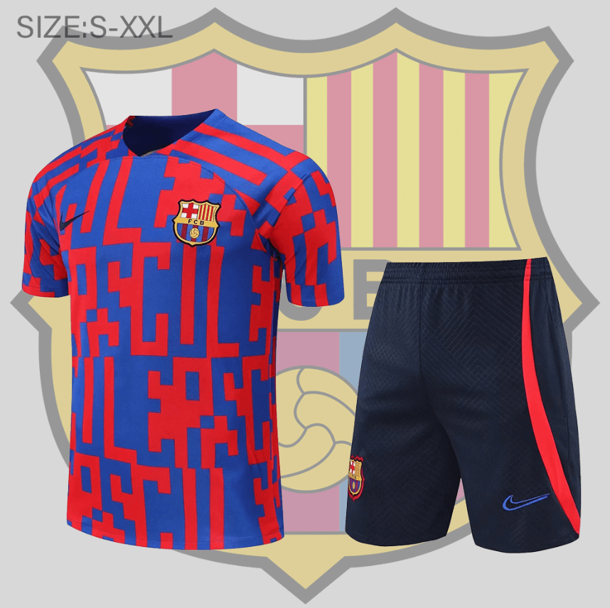Camiseta FC Barcelona Pre-Match 2022-2023 + Pantalones